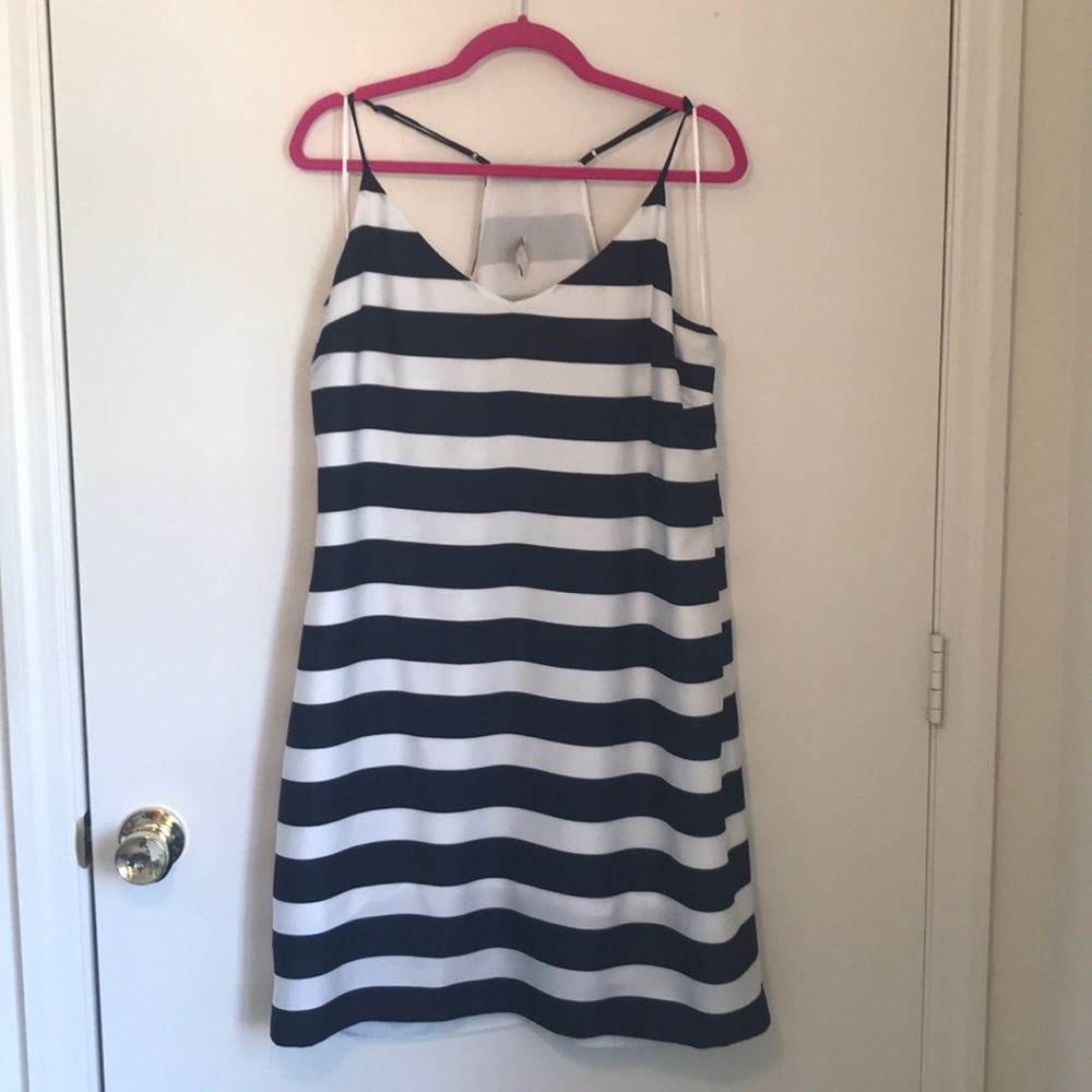 GUC - Navy Striped dress from J Crew - sz 14